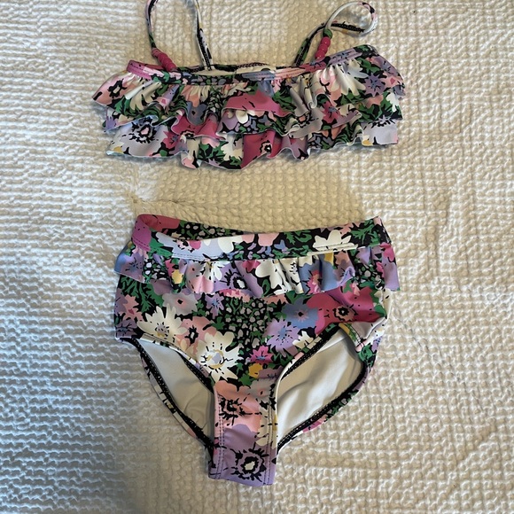 Floral Ruffle Bikini Set - Picture 2 of 2